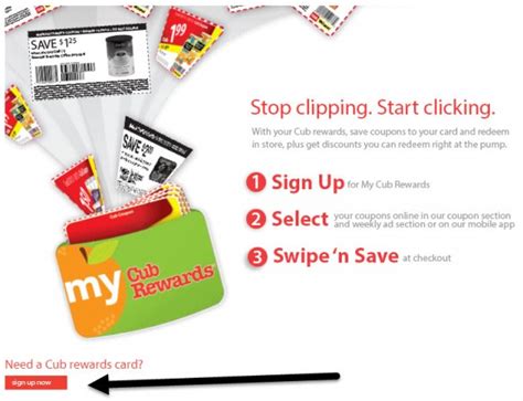 ; Step 2. . How to sign up for cub rewards